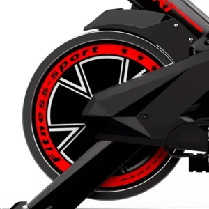 Liftness Bicicleta Ergométrica Fitness SP50PTVM Para Cardio E Musculação Academia Com Base Cor Preto E Vermelho - Imagem 4