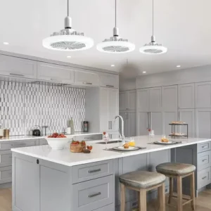 Ventilador de Teto LED com Controle Remoto 30W Bivolt Luz Branco-frio - Imagem 4