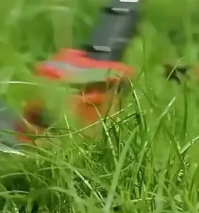 Roçadeira Cortador De Grama Eletrico 2 Baterias Com Road - Imagem 2