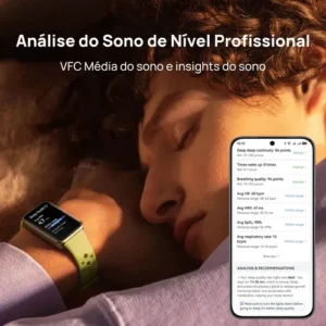 Smartwatch HUAWEI Band 10 Caixa de Polímeros Duráveis Análise do Sono em Nível Profissional Assistente de Bem-estar Emocional Relógio Smartwatch Compatível com Android e iOS Preto - Imagem 5