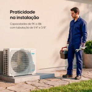 Ar-condicionado 9k Elgin Inverter Iii R-32 Quente Frio 220v Branco - Imagem 4