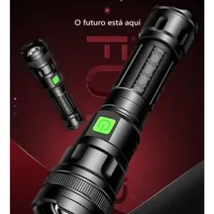 Lanterna Tática Militar Led Recarregável Resistente Agua Luz - Imagem 5