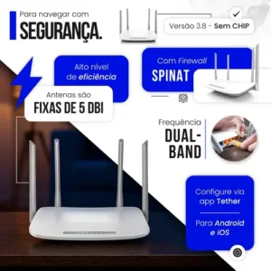 Roteador Tp-link Wireless Mesh Ac1200 Dual Band Ec220-g5 Branco 2.4Ghz e 5Ghz 4 Antenas Bivolt - Imagem 6