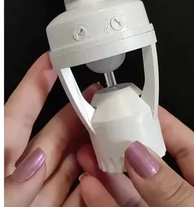 Kit 2 Sensor De Presença E Movimento Iluminação Lâmpada Soquete E27 Fotocélula Infravermelho Bivolt Acende E Desliga Automático Thop Tech Importados - Imagem 2