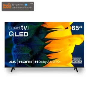 Televisão Smart Tv Hq 65 Qled, 4k Uhd, Dolby Audio, Wi-fi, Bluetooth, 3 Hdmi, 2 Usb, Hdr, Smart Tv, Led Bivolt - Imagem 1
