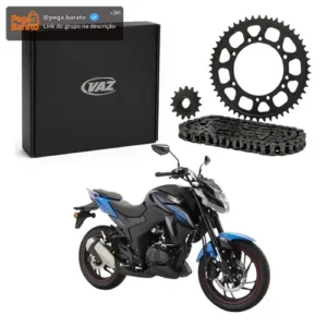 Kit Relação Transmissão Haojue Dr 160 Fi 2021 Com Retentor - Imagem 1