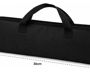 Kit Churrasco 3 Peças Inox Com Estojo Faca Garfo Pegador - Imagem 6