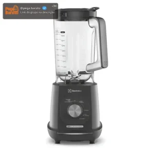 Liquidificador Electrolux 1500W de Potência com 3.2 Litros de Capacidade 15 Velocidades 6 Lâmina TriForce e Pés Antiderrapantes EBL1500 Cinza - Imagem 1