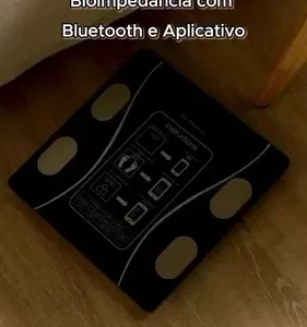 Balança Digital Bioimpedância Bluetooth Corporal Aparelho Alta Capacidade Balança De Banheiro Academia App Para Android E Para Ios Cor Preto Marca Davely - Imagem 18