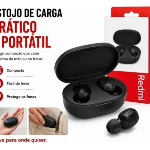 Fone De Ouvido Original Xiaomi Redmi Airdots 2 Preto Preto - Imagem 10