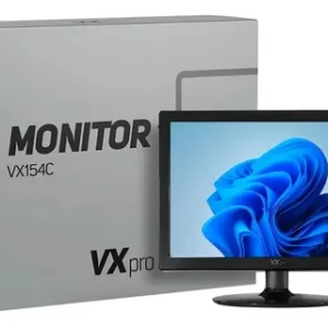 Monitor 15" LED HD 60Hz 5ms HDMI e VGA furação para suporte ideal para PDV e escritórios VXpro VX154X cor preto - Imagem 2