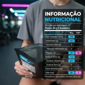 Kit 2x Whey Protein Blend 900g Pó | Bulk Nutrition Sabor Baunilha - Imagem 3