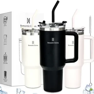 Copo Térmico Gigante 1,2l Inox Com Tampa E Inox Canudo Cor Preto Cor Pura / Material Fosco - Imagem 11