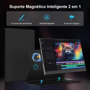 Monitor Portátil 15.6''com Usb C Dupla/hdmi Fhd 1080p 60hz - Imagem 7