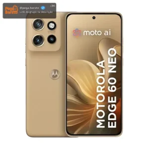 Smartphone Motorola Edge 60 Neo 5G - 256GB 12GB RAM + 12GB Ram Boost, 50MP Sony Camera Moto AI e tela 1.5K Super HD - Latte (Novo com caixa aberta) - Imagem 1