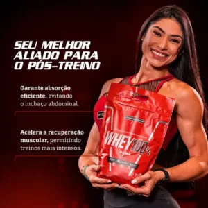 Whey 100% Pure Baunilha 900g Integralmedica - Proteína Concentrada para Crescimento e Definição Muscular - Imagem 6