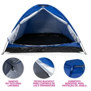 Barraca Acampamento Camping Iglu 4lugares Impermeável Ontrek - Imagem 10