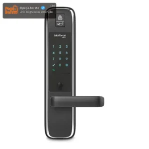 Fechadura Digital Touch De Embutir Com Biometria Fr 331 Preta Intelbras - Imagem 1