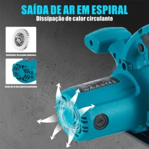 Serra Circular Elétrica 185mm 1800w 8000rpm Profissional - Imagem 10