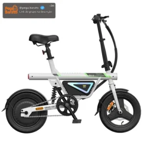 Bicicleta Elétrica Xroymexroy EB1S 500W 36V 12Ah 50km Dobrável com LED, Suspensão Traseira, Display LCD Horizontale e USB - Imagem 1
