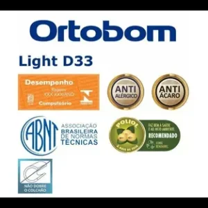 Colchão Light D33 Solteiro (88x188x14) - Ortobom - Imagem 5