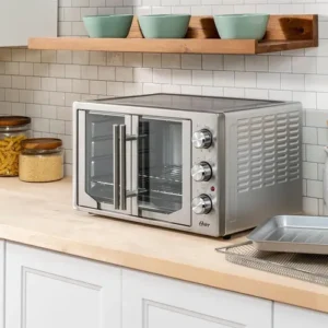 Forno E Fritadeira Sem Óleo Oster 42l French Door 2 Em 1 Cor Prateado TSSTTVFDMAF - Imagem 7