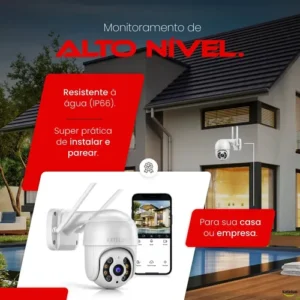 Câmera De Segurança Wifi Icsee Externa Mini Dome Full Hd Infravermelho Prova D'água Kateluo - Imagem 6