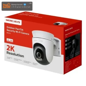 Mercusys MC510 Câmera Segurança Wifi 2K 360° Externo por TP-Link - Imagem 1