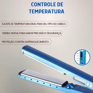 Kit Prancha Chapinha + Escova Secadora Alisadora Modeladora - Imagem 5