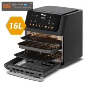 Fritadeira Air Fryer Philco 16 Litros Paf16c Preto - Imagem 1