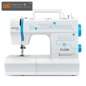 Máquina De Costura Elgin Jx-4035 Genius Plus 31 Pontos Cor Branco - Imagem 1
