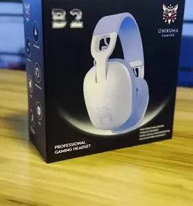 Headset Gamer Onikuma B2 Fone Tipo G435 Bt-5.3 Ps5 Ps4 Pc Cor Branco - Imagem 2