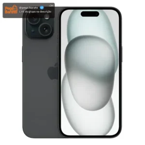 Apple iPhone 15 (256 GB) - Preto (Novo com caixa aberta) - Imagem 1