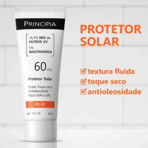 Kit Principia para Rotina de Skincare Pele Sensível com Protetor Solar FPS 60 - Imagem 5