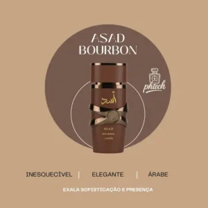Perfume Árabe Asad Bourbon Lattafa 100ml Masculino - Imagem 4
