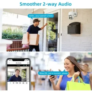 Câmera De Segurança Ip Wi-fi Icsee A8 Monitoramento Inteli - Imagem 8