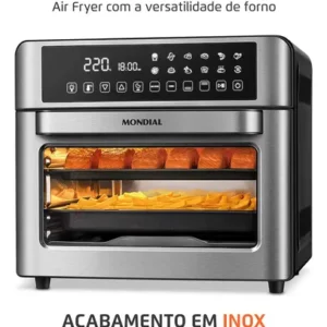 Fritadeira Air Fryer Forno Oven Digital 25 Litros Mondial Preto AFO-25L-BI 127V - Imagem 3