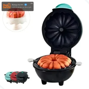 Mini Máquina De Fazer Bolos Elétrica Portátil Assar 220 110 - Imagem 1