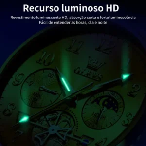 Olevs Relógio Masculino Aços Inoxidáveis Original 2900 - Imagem 7