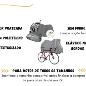 Capa P/ Bicicleta Aro 26 Á 29 - Imagem 3