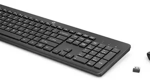 Combo Teclado e Mouse HP 230, sem Fio Wireless USB, Ergonômico, Silencioso, Layout BR Layout ABNT2, Preto (18H24AA#AC4) - Imagem 2