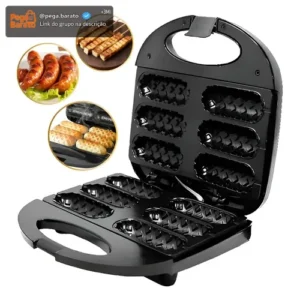 Maquina De Crepe Crepeira Crepera Hotdog Linguiça Queijo 110 - Imagem 1