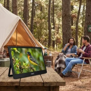 Tv Portátil Digital 14.1 Polegadas Recarregável Lcd - Imagem 9