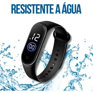 Kit 10 Relógio Bracelete Pulseira Digital Led M6 M8 Preto - Imagem 5