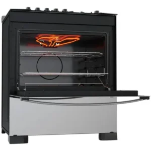 Fogão 5 Bocas Dako Diplomata Glass Style com Frente Espelhada Mesa de Vidro e Grill com Timer e Tripla Chama Bivolt - Imagem 8