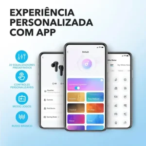 Fone De Ouvido Soundcore by Anker P20i Graves Poderosos e Impactantes Bluetooth 5.3 30H de Reprodução Resistência à Água 2 Mics IA para Chamadas Claras Personalização de Som via App Cor Preto - Imagem 5
