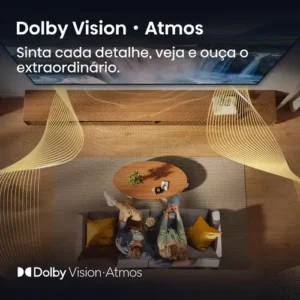 Smart TV Hisense HI-QLED 4K 50" polegadas com Processador AI, Dolby Vision Atmos e Compatibilidade Alexa - 50Q6QVV - Imagem 9
