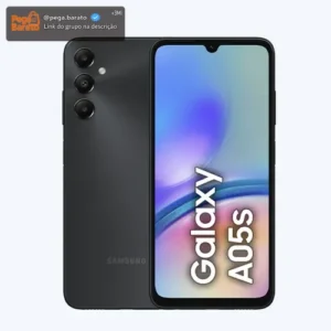 Smartphone Samsung Galaxy A05s 4G 128GB 6GB RAM Câmera Traseira Tripla 50MP + 2MP + 2MP + Selfie 13MP Tela 6.7" Preto - Imagem 1