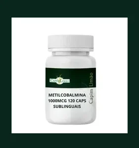 Vitamina B12 Metilcobalamina 1.000mcg 120cp Sublingual - Imagem 2