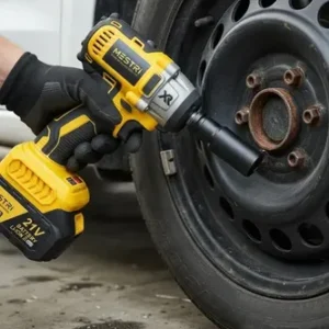 Chave De Impacto a Bateria Profissional Recarregável 4ah Brushless Parafusadeira Furadeira Alta Potência Sem Escova 2 Baterias MESTRI - Imagem 8